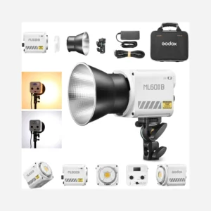 Godox ML60IIBi Bi-Color LED Monolight (AK-B01 Battery Handgrip Kit)